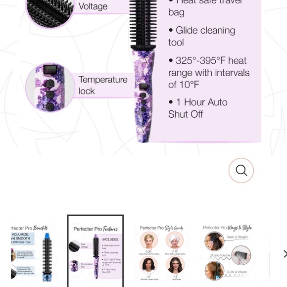 Calista Perfecter Pro Heated Round Brush 1.5 brand new - Picture 12 of 15